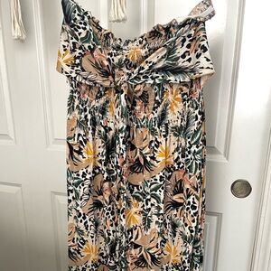 Vintage Cato Smocked Sleeveless Maxi Dress